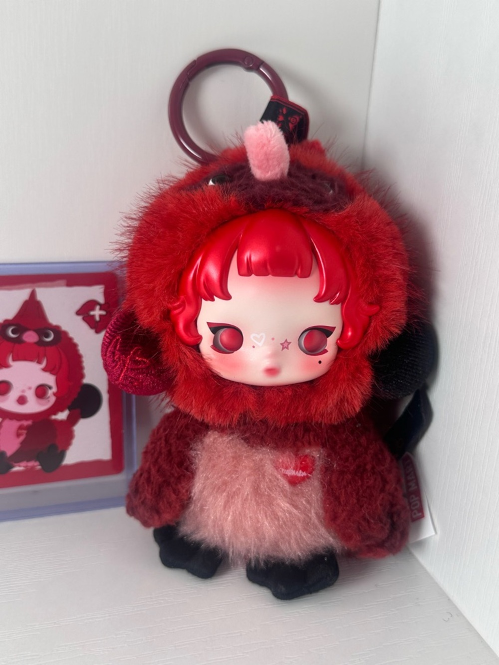 Dear Birds Series Skullpanda “A Dawn Duet” Plush Pendant - Picture 3 of 8